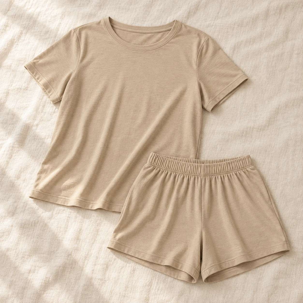 Oatfield Short Lounge Set in Oatmeal